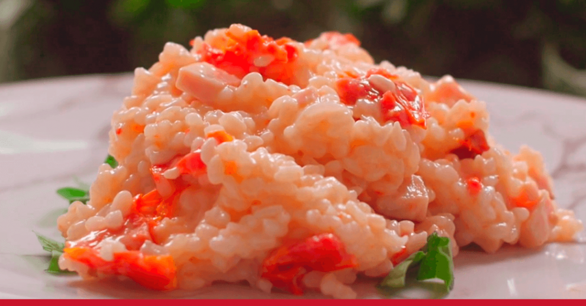 Arroz de festa com espumante